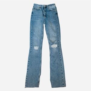 Zara Light Blue Flare Jeans